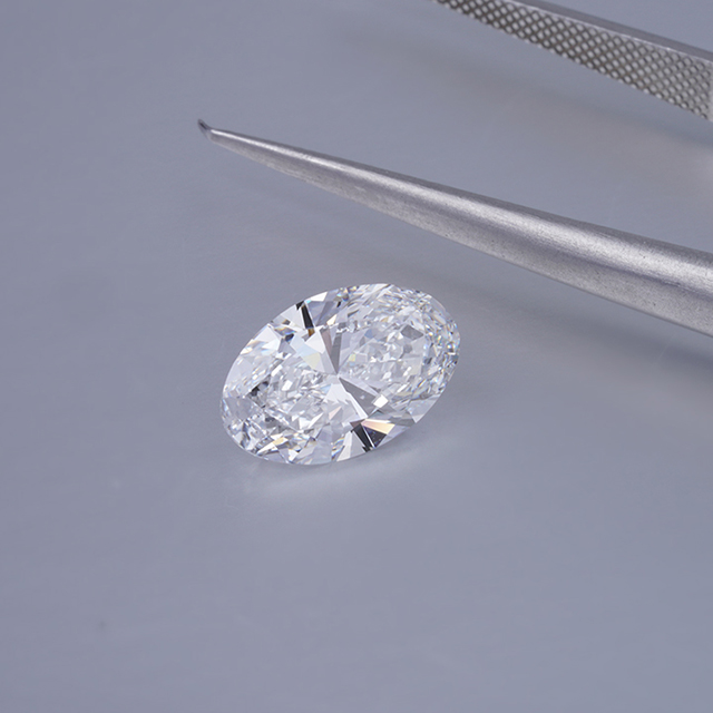 Hình bầu dục Cắt 0,5ct 1,0ct VVS HPHT Lab Grown Diamond với IGI