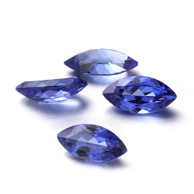 Marquise Cut Royal Blue Color Lab Đá quý trưởng thành Sapphire