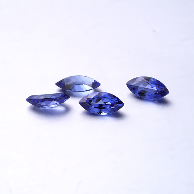 Marquise Cut Royal Blue Color Lab Đá quý trưởng thành Sapphire