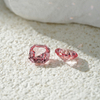 Asscher Cut Pink Padparadscha Color Lab Đá quý trồng