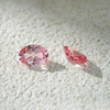 Đá quý màu hồng cắt hình bầu dục Padparadscha Loose Lab Grown