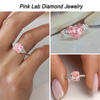 Hình dạng lạ mắt Màu hồng VVS VS Loose Lab Grown Diamond cho đồ trang sức